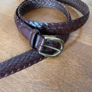 Men’s Brown Leather Belt - Size 40